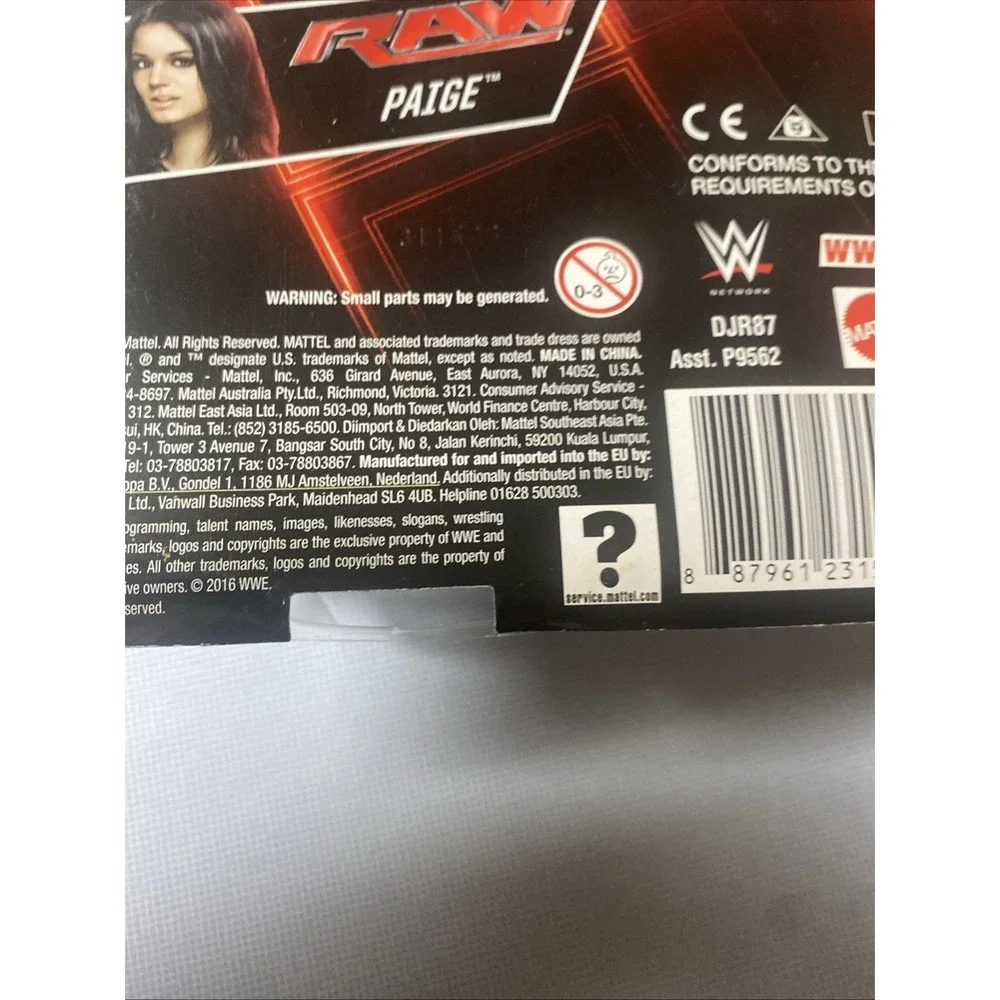WWE Mattel Basic Series 66 Paige Action Figure Raw Divas NXT Sealed New On Card